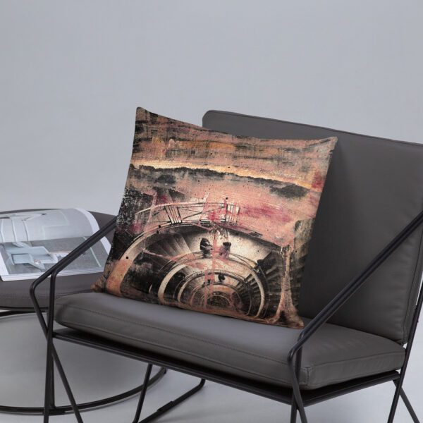 Abstract Art Pillow Straircase