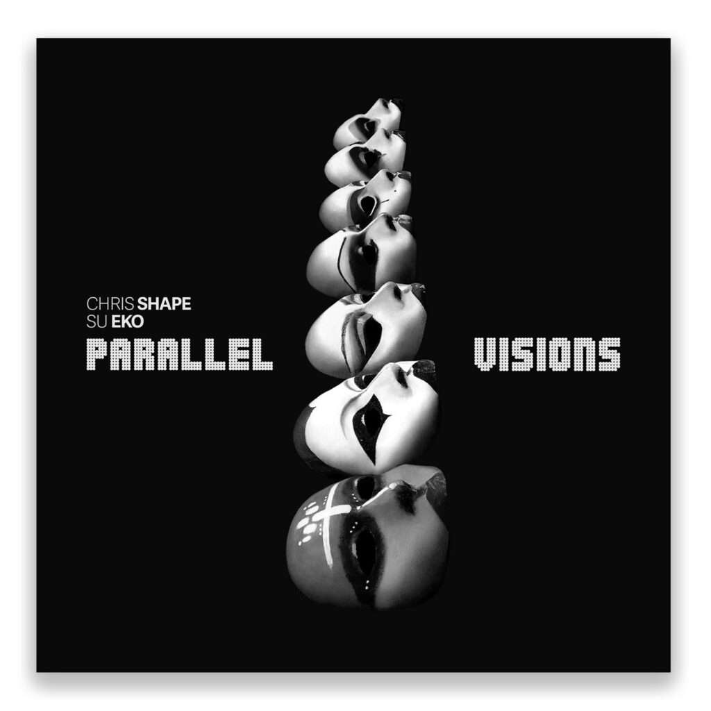 masks, album cover, parallel, visions