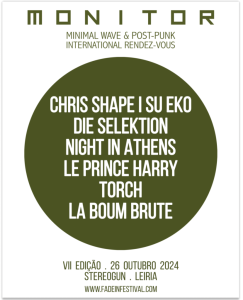 Monitor festival, Chris Shape, Su Eko, Minimal