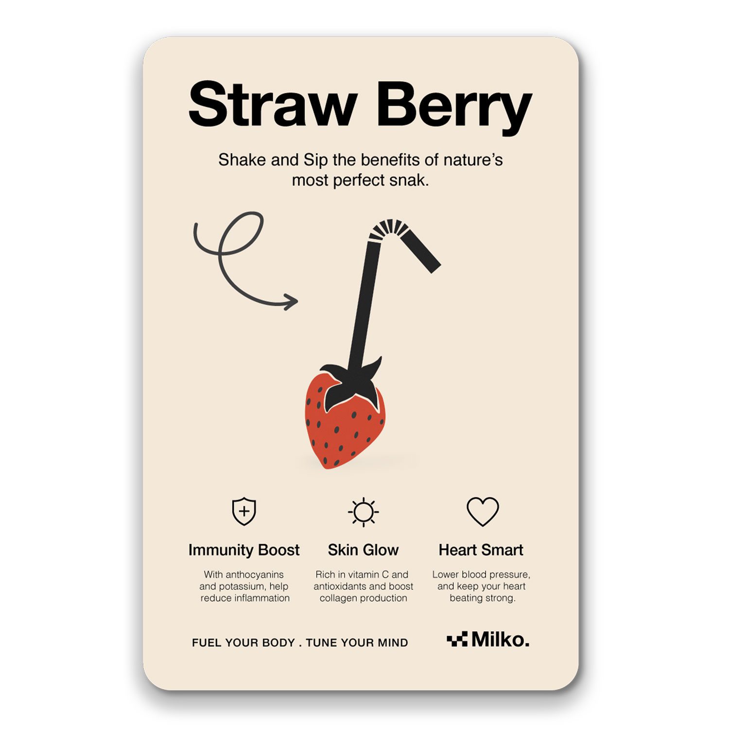 Milko Strawberry