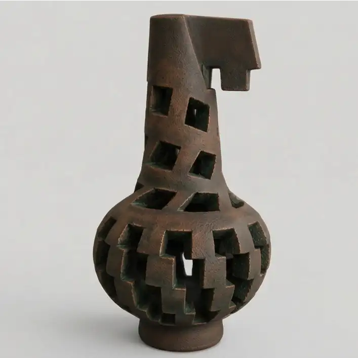 Contemporary handbuilt ceramic sculpture by Mold Me Studio